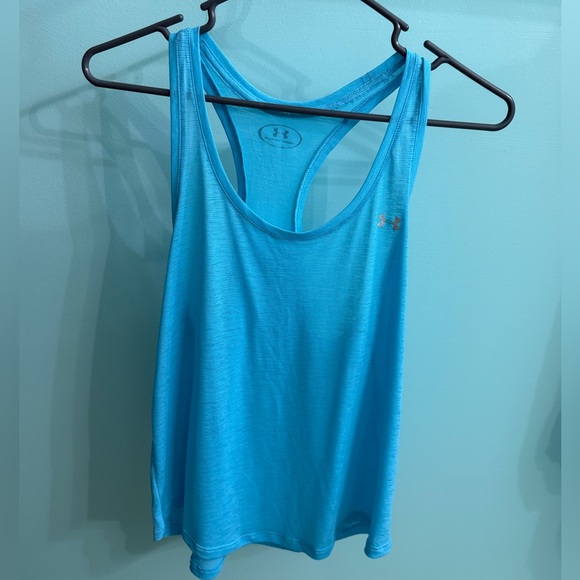 Under Armour Tops - Under Armour Women's Baby Blue Halter Style Tank Top